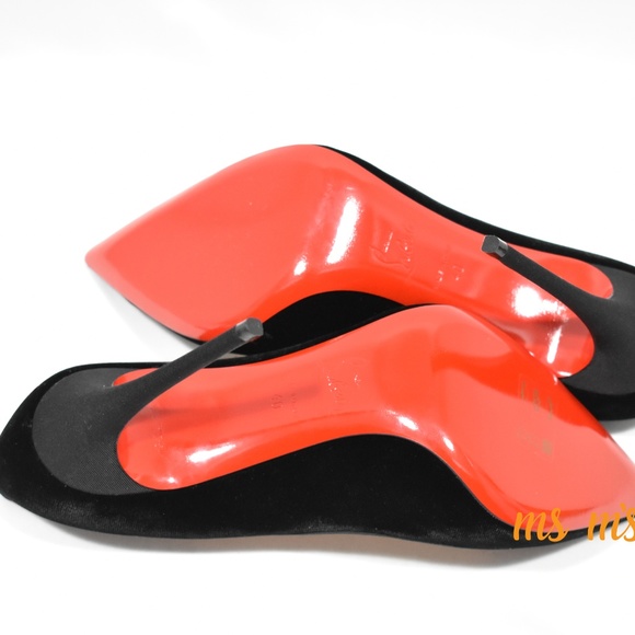 NIB  Christian Louboutin Velvet HEELS Jennifer - Picture 6 of 7